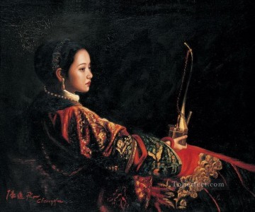 Chinese Painting - zg053cD124 Chinese painter Chen Yifei